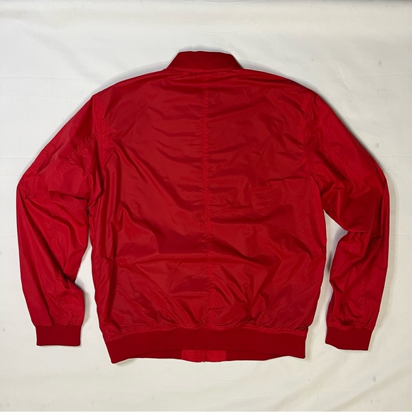 Men’s Red H&M Bomber Jacket Size Large - Picture 11 of 16